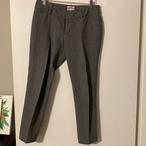 Gray cropped pants